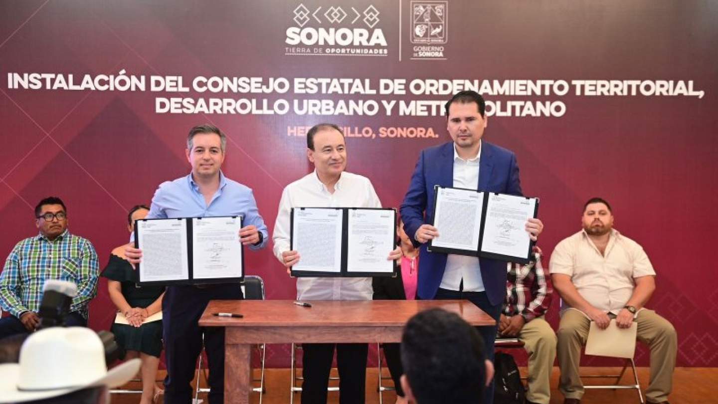 Instalan Consejo Estatal de Ordenamiento Territorial, Desarrollo Urbano y Metropolitano